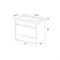 IDDIS Тумба с умывальником Zodiac X подвесная, с нишей, 70 см, белый, подходит умыв. 4077000i28 (ZDX70WNi95K) ZDX70WNi95K