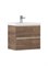 VELVEX Тумба под раковину Mondi 600-0-2 (Madera Classica Slim) навесная акация темная (359 акация темная) 359 акация темная - фото 335204