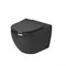 GROSSMAN Унитаз подвесной Color GR-4411BS (560х360х350) безободковый,черный с тонкой крышкой,микролифт GR-4411blackS - фото 335251