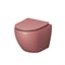 GROSSMAN Унитаз GR-4455PIMS Color (495х365х375) РОЗОВЫЙ матовый подвеснойбезободковый с тонкой крышкой GR-4455PIMS - фото 335328