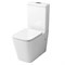 GROSSMAN Унитаз напольный Classic GR-4445SQ (635х355х830) безободковый,белый с тонкой крышкой,микролифт,смыв торнадо,2 места GR-4445SQ - фото 335510