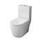 GROSSMAN Унитаз напольный Classic GR-4484SQ (700х385х745) безободковый,белый,моноблок с тонкой крышкой,микролифт,смыв торнадо GR-4484SQ - фото 335511