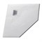GROSSMAN Strong Душевой поддон GR-S1100100D (100х100) из искусственного камня,трапеция,белый GR-S1100100D - фото 335651