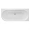 AZARIO Ванна акриловая LAGO BLANCO 1700х750х580 пристенная, правая, в комплекте с сифоном и металлической рамой (AZ-6724-1CR) AZ-6724-1CR 17075