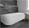 AZARIO Ванна акриловая LAGO BLANCO 1700х750х580 пристенная, правая, в комплекте с сифоном и металлической рамой (AZ-6724-1CR) AZ-6724-1CR 17075