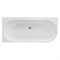 AZARIO Ванна акриловая LAGO BLANCO 1700х750х580 пристенная, левая, в комплекте с сифоном и металлической рамой (AZ-6724-1CL) AZ-6724-1CL 17075