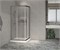 AZARIO Душевое ограждение  SEATTLE 90х90х195 хром, 6мм прозрачное стекло , двери раздвижные AZ-131 S A 90*90*195