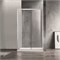 AZARIO Душевое ограждение  1200х800х2000, БЕЗ ПОДДОНА, прозрачное стекло 6 мм, открывание направо, цвет профиля серебро (AZ-ND1131 R 1200), двери раздвижные AZ-ND1131 R 1200