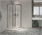 AZARIO Душевое ограждение  OSTIN 90х90х195 хром, 6мм прозрачное стекло, двери раздвижные AZ-121 S А 90*90*195