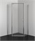 AZARIO Душевое ограждение  DALLAS 100х100х200 хром, 5мм прозрачное стекло, двери распашные AZ-112P 100*100