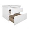 AZARIO Комплект Тумба Мила 70 700х670х475 подвесная, с раковиной Tempo 70 (CS00092799), цвет белый CS00092799
