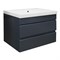 AZARIO Комплект Тумба Эстима 70/2 695х447х555 подвесная, с раковиной Астория 70, графит (CS00094588) CS00094588
