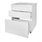 AZARIO Комплект Тумба Эстима 60/2Н 595х447х850 напольная, с раковиной Астория 60, белый глянцевый (CS00094592) CS00094592