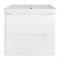 AZARIO Комплект Тумба LOTOS 50/2 510х425х570 подвесная, с раковиной Monte 50 белый гланцевый (CS00094662), цвет белый CS00094662