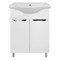 AZARIO Комплект Тумба Стиль- 60 600х850х280 с раковиной Basic 60 (CS00070300), цвет белый CS00070300 - фото 337434