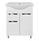 AZARIO Комплект Тумба Стиль- 60/1 600х450х840 с раковиной Basic 60 (CS00070392), цвет белый CS00070392 - фото 337450
