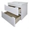 AZARIO Комплект Тумба LOTOS 60/2 615*480*570 подвесная с раковиной Monte 60 (CS00083929), цвет белый CS00083929