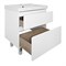 AZARIO Комплект Тумба Мила 60Н 600х475х860 напольная, с раковиной Tempo 60, белый матовый (CS00091364), цвет белый матовый CS00091364