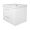 AZARIO Комплект Тумба Ника 60 610х480х560 подвесная, с раковиной Tempo 60 (CS00091367), цвет белый CS00091367
