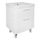 AZARIO Комплект Тумба Ника 60 Н 610х480х860 напольная, с раковиной Tempo 60 (CS00091368), цвет белый CS00091368