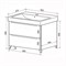 AZARIO Комплект Тумба LOTOS 80/2 Н 820х475х835 напольная с раковиной Monte 80 (CS00081987), цвет белый CS00081987