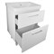 AZARIO Комплект Тумба Ника 60 Н 600х475х850 напольная, с раковиной Monte 60 (CS00082788), цвет белый CS00082788