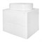 AZARIO Тумба LOTOS 60/2 600х460х500 подвесная, без раковины, белый глянцевый (CS00084142), цвет белый CS00084142