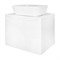AZARIO Тумба LOTOS 60/2 600х460х500 подвесная, без раковины, белый глянцевый (CS00084142), цвет белый CS00084142