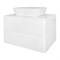 AZARIO Тумба LOTOS 70/2 700х460х500 подвесная, без раковины, белый гланцевый (CS00084143), цвет белый CS00084143