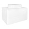 AZARIO Тумба LOTOS 80/2 800х460х500 подвесная, без раковины, белый глянец (CS00084144), цвет белый CS00084144