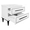 AZARIO Комплект Тумба VEGA 90/2Н 900х500х880 напольная, с раковиной VEGA 90, белый глянец/черный (CS00096976), цвет белый CS00096976