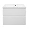 AZARIO Комплект Тумба Viola 80/2800х450х650 подвесная, с раковиной Астория 80, белый матовый (CS00097143), цвет белый матовый CS00097143