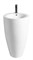 AZARIO Раковина напольная COMELLA 500х500х830 отдельностоящая круглая, белый (AZ-311) AZ-311