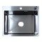 AZARIO Кухонная мойка NICOLE 600х500х220 нержавеющая сталь, в комплекте сифон, диспенсер,коландер, черная сталь (AZB6050N) AZB6050N