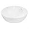 AZARIO Раковина накладная 445х445х150 круглая, белый матовый (AZ-3218) AZ-3218