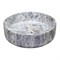 AZARIO Раковина-чаша 355х355х120 накладная, круглая, темный мрамор (AZ-3134-M816) AZ-3134-M816
