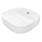 AZARIO Раковина накладная 450х450х120 округлая, белый глянец (AZ-2204) AZ-2204