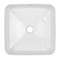 AZARIO Раковина-чаша 375x375x135 накладная, квадратная, белый глянец (AZ-2283) AZ-2283