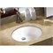 AZARIO Раковина 49,5х41,5х19 овальная, встраиваемая снизу, белая (AZ908-20) AZ908-20