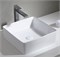 AZARIO Раковина 39х39х13 накладная, белая (AZ41120) AZ41120