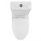 AZARIO Унитаз-моноблок  ANSA 385х695x775 безободковый, в комплекте с сиденьем дюропласт микролифт, белый (AZ-2301) AZ-2301