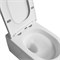 AZARIO Унитаз подвесной  Blanco торнадо, с сиденьем микролифт, дюропласт 490*360*360 (AZ-9003WT) AZ-9003WT
