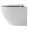 AZARIO Унитаз подвесной  Blanco торнадо, с сиденьем микролифт, дюропласт 490*360*360 (AZ-9003WT) AZ-9003WT