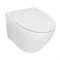 AZARIO Унитаз подвесной  Keras 370х520х360 безободковый, с быстросъемным сиденьем микролифт, белый глянцевый (AZ-99046W) AZ-99046W