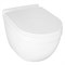 AZARIO Унитаз подвесной  Fora 368х530х410 безободковый, с системой смыва "Скрытое Торнадо", в комплекте с быстросъемным сиденьем микролифт (AZ-0017-UQ3) AZ-0017-UQ3