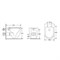 AZARIO Унитаз приставной  Grado 365х570х410 безободковый, смыв "Торнадо", в комплекте с быстросъемным сидением микролифт (AZ-2141D-UQ1) AZ-2141D-UQ1