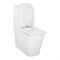 AZARIO Унитаз-компакт  VELISE 355х625x810 напольный, безободковый в комплекте с быстросъемным сиденьем микролифт (AZ-1222A) AZ-1222A