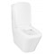 AZARIO Унитаз-компакт  Quadro 605x340x810 напольный, смыв "Торнадо", безободковый с сидением микролифт и арматурой, белый (AZ-2175 UQ1) AZ-2175 UQ1