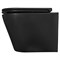 AZARIO Унитаз подвесной  Teramo 355х515х365 смыв "Скрытое торонадо", безободковый, с быстросъемным сиденьем микролифт, черный матовый (AZ-0053-UQ3-MB) AZ-0053-UQ3-MB