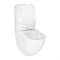 AZARIO Унитаз-компакт  Renda 615х365х840 напольный, безободковый,  в комплекте с арматурой, сиденье микролифт, белый (AZ-8693) AZ-8693